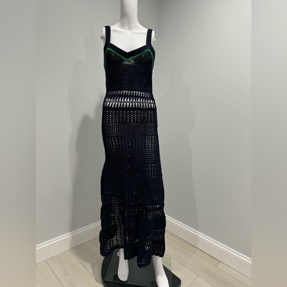 $1265 wales bonner Djembe Crochet Dress size 2 - Picture 5 of 9